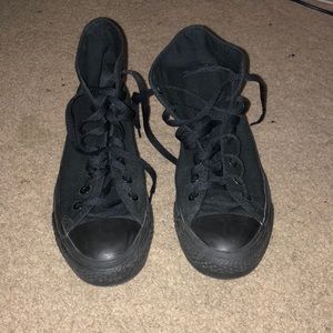 All black converse
